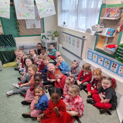 Comic Relief in Nursery