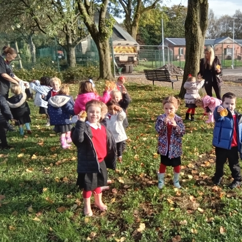 Nursery's Autumn Walk- Local Park Trip